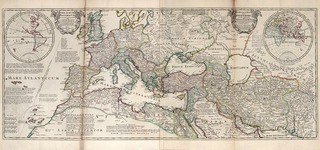 Historic map of the Roman Empire