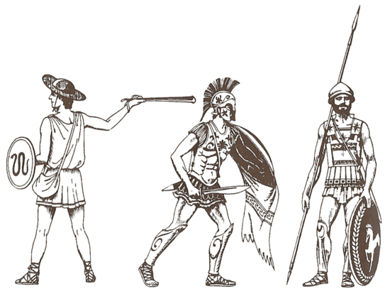 Greek soldiers of Greco-Persian Wars