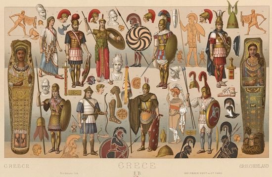 Ancient Greek warrior costume