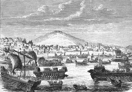 Athenian naval fleet before Syracuse