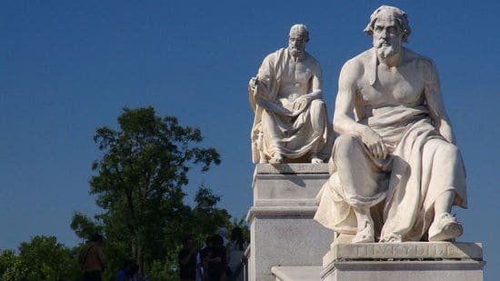 Statue of Thucydides in Vienna, Austria
