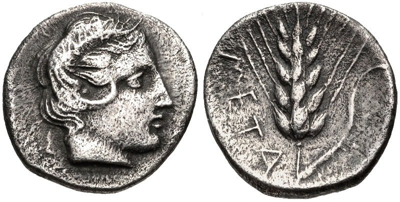 Coins minted during an important festival in Greek mythology
