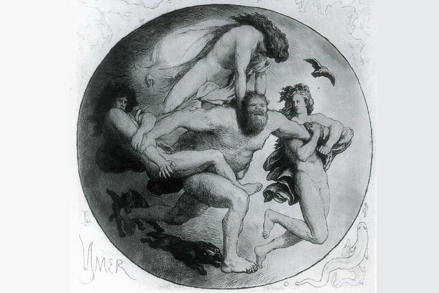 Vili-and-Ve and odin kill ymir and create the world
