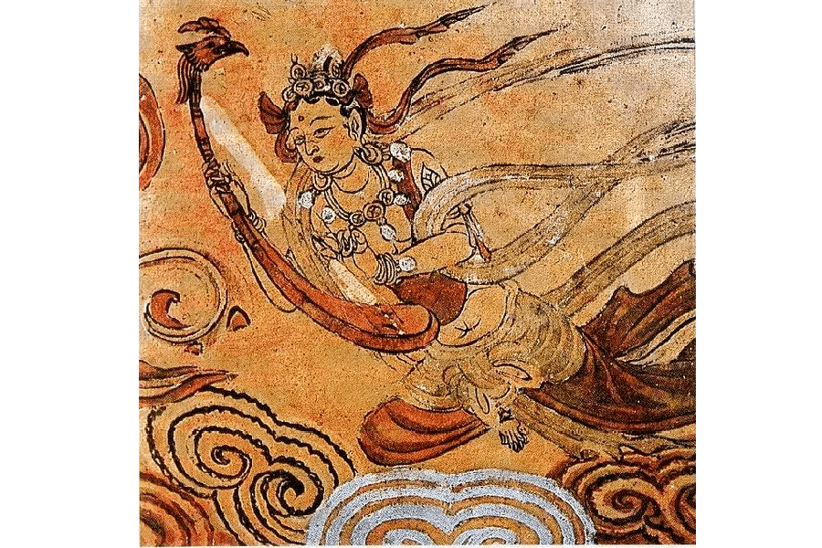 Phoenix-headed-harp-Sui-Dynasty