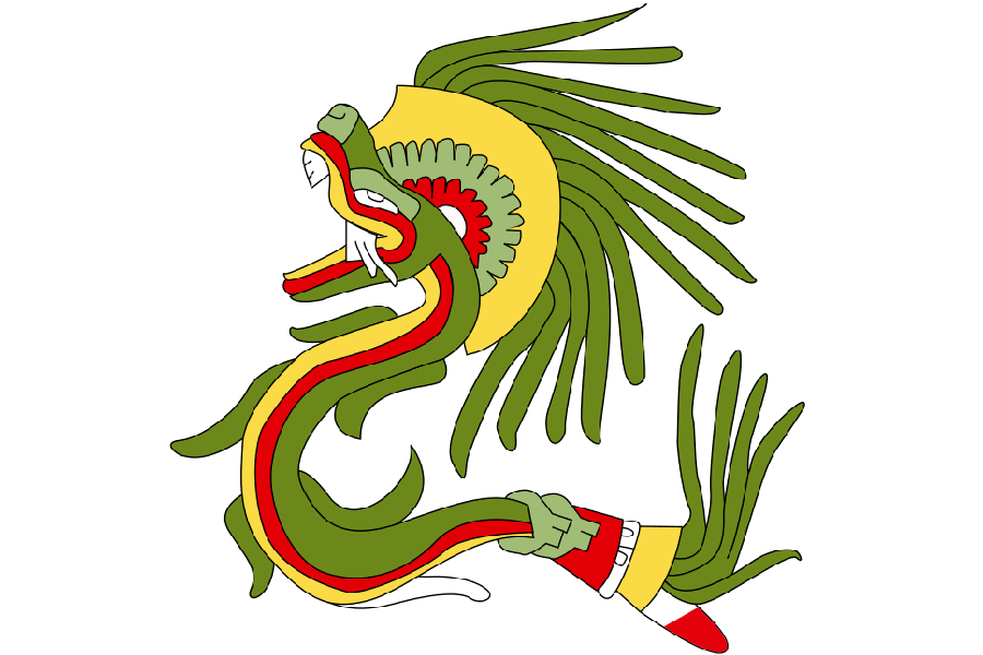 Quetzalcoatl-feathered-serpent