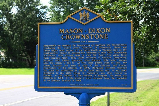 Mason-Dixon Crownstone Sign