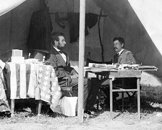 Abraham Lincoln and George B McClellan 1862