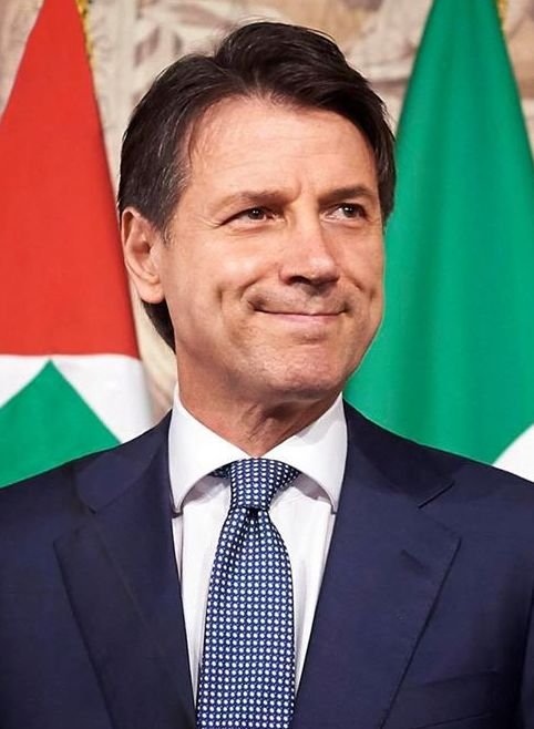 A picture of Italian Prime Minister Giuseppe Conte.