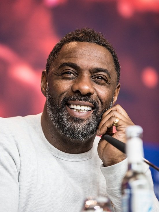 A picture of British actor Idris Elba at the Berlin International Film Festival in 2018.
