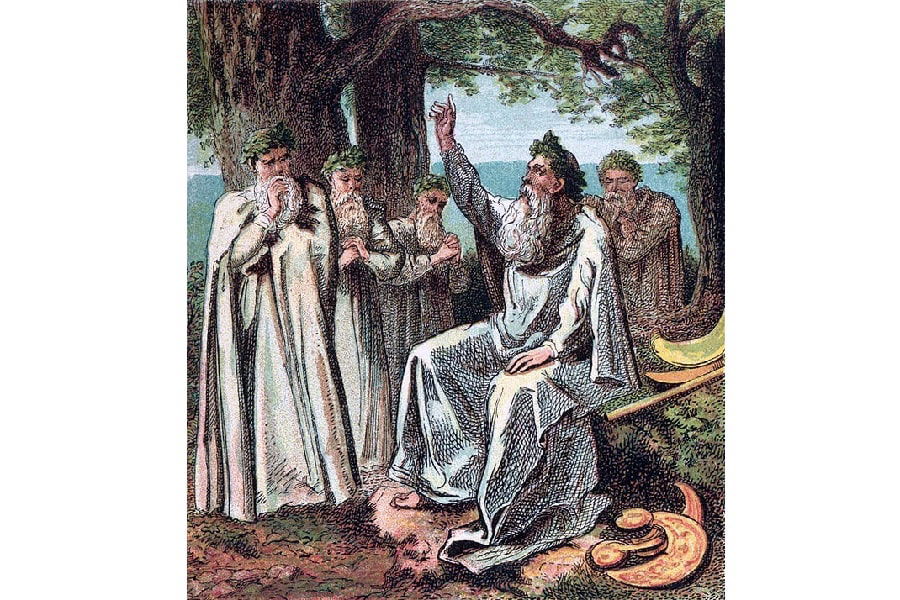 druids under the oak tree