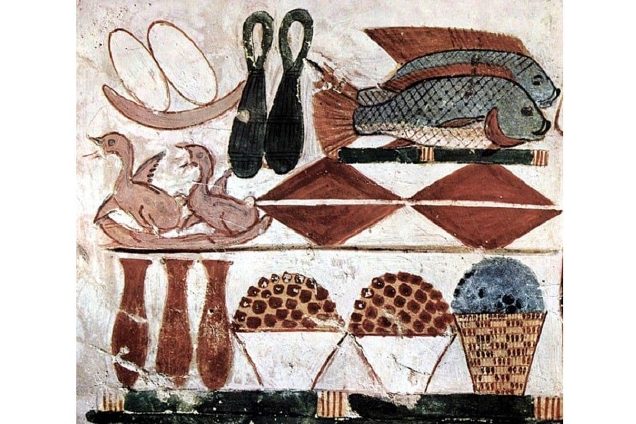 ancient-egyptian-food-wall-painting