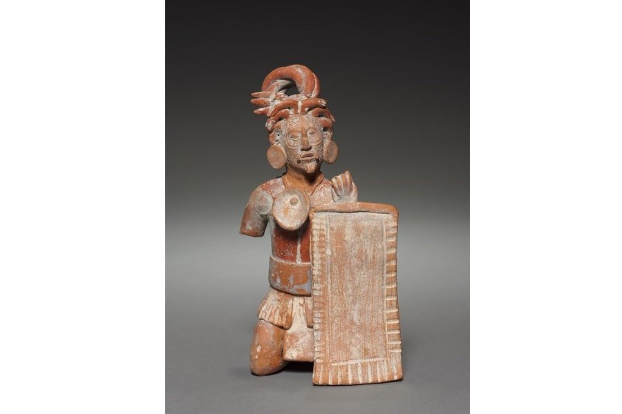 mayan-warrior-figurine-with-shield