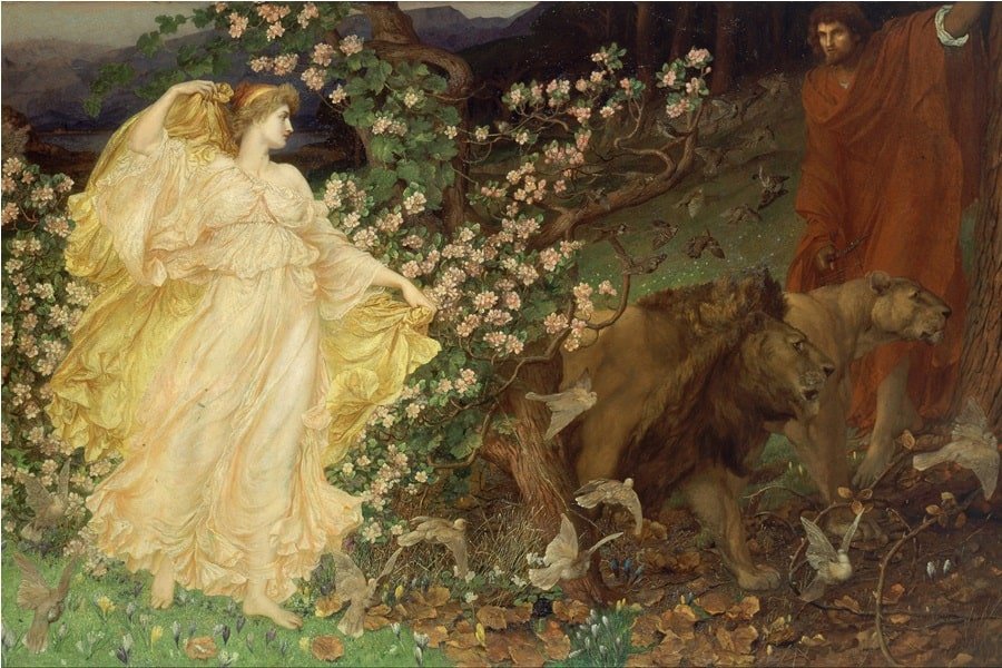 Venus and Anchises by William Blake Richmond