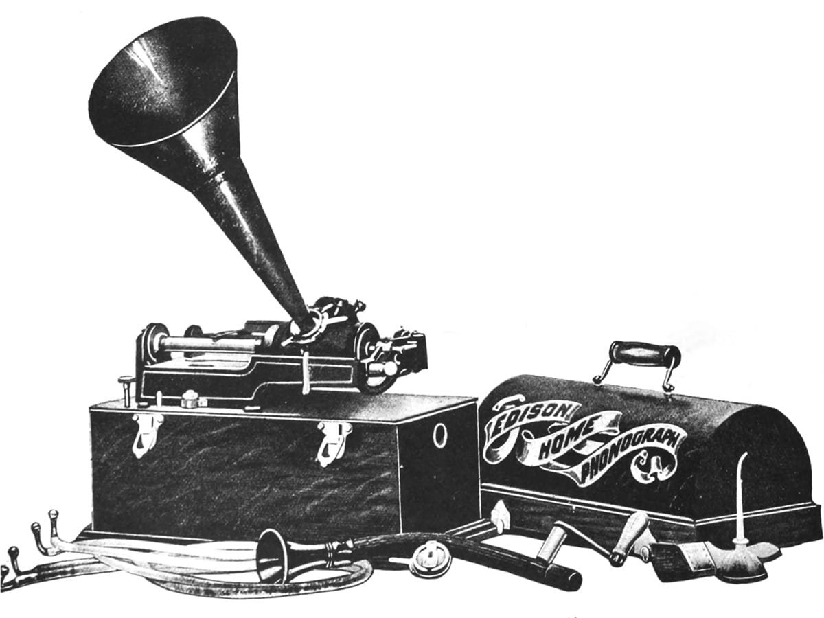 who invented the phonograph
